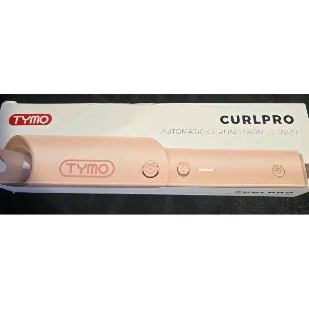 TYMO CurlPro Automatic Curling Iron 1 Inch Pink Ceramic Rotating Curler New OB - Picture 2 of 16
